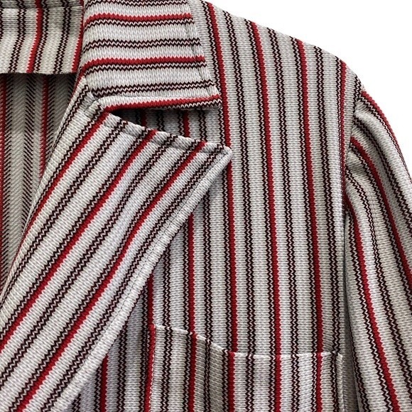 VINTAGE Handmade Granny Robe Midi Sweater Jacket - S/M - knit - Grunge - BOHO - Picture 8 of 10